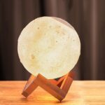 3D 2 in 1 LED Printed Moon Lamp & Aroma Diffuser (1 Pc) - Full Detail by Nari Haat, Indian ethnic wear, women clothin...