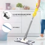 Adjustable 360° Flat Hand Mop: Floors, Walls, Ceilings (Easy Squeeze) - With Dupatta by Nari Haat, Indian ethnic wea...
