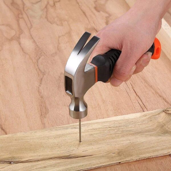 Mini Claw Hammers Short Handle Plastic Grip (300 gram) - Front View by Nari Haat, Indian ethnic wear, women clothing,...