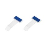 Windscreen cardholder, Fastag Stand, Transparent Ticket Holder Car (2 Pc Set) - Back View by Nari Haat, Indian ethnic...