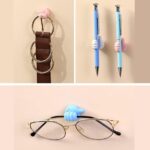 Thumb Cable Clips, Multi-Color Cord Organizer for Home, Office, Car (10 Pc Set) - Full Detail by Nari Haat, Indian et...