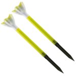 Solar Flower Garden Lights – Outdoor Decorative LED Lamp (2 Pc) - Back View by Nari Haat, Indian ethnic wear, women...