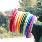 Bathroom Soft Thicker Warmer Stretchable Washable Cloth Toilet Seat Cover (1pc) - With Dupatta by Nari Haat, Indian e...