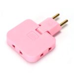 Wireless 3 in 1 Foldable Wall Plug Adapter / Socket / Converter (1 Pc) - Back View by Nari Haat, Indian ethnic wear, ...