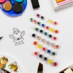 Acrylic Paint by Numbers for Adults Beginner (2 Set) - Neckline Detail by Nari Haat, Indian ethnic wear, women clothi...