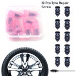 Tire Repair Rubber Nail Car Tire Repair Nails Tire Repair Pink (10 Pcs Set) - Front View by Nari Haat, Indian ethnic ...