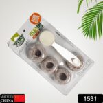 Handle Pot Dishwashing Brush Long-Handled Washing Brush with Extra Head for Kitchen - With Dupatta by Nari Haat, Indi...