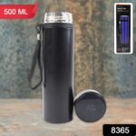 Double Wall Stainless Steel Water Bottle screen smart temperature display (500ml) - With Dupatta by Nari Haat, Indian...