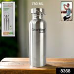 Stainless Steel Water Bottle (750ML / 1 Pc) - With Dupatta by Nari Haat, Indian ethnic wear, women clothing, designer...