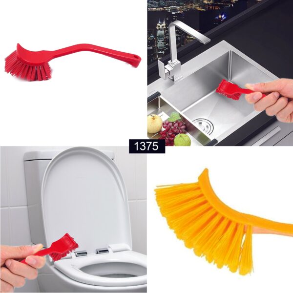 Multicolour Plastic Toilet Cleaning Brush