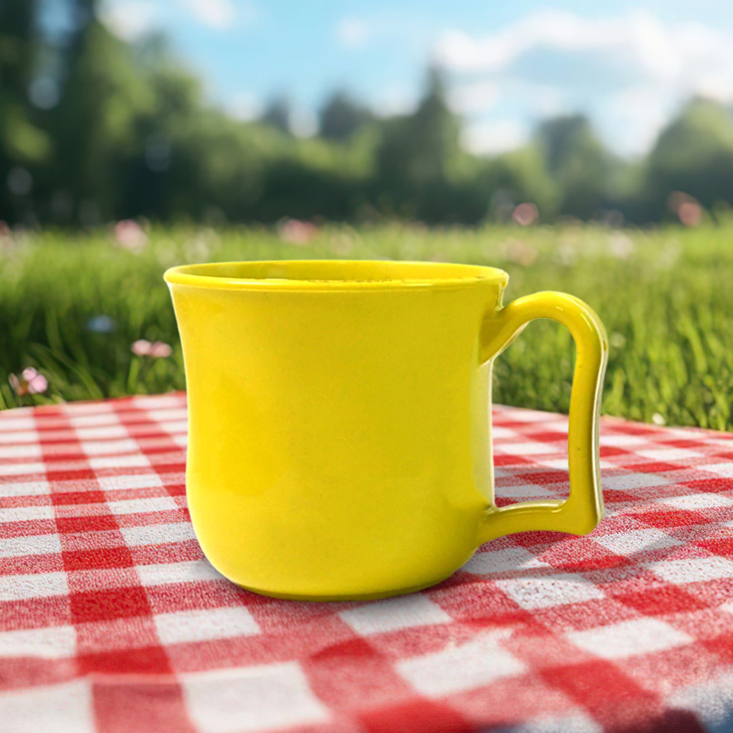 10297_mix_color_pla_pre_coffee_tea_cup_1pc.jpg Premium Plastic Coffee,Tea Mug with Handle (1 Pc / With Color Box / Mix Color) - Front View by Nari Haat, Indian ethn...