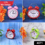 Mini Cute Alarm Clock Small Kids and Students (Mix Design & Color / 1 Pc) - With Dupatta by Nari Haat, Indian ethnic ...