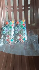 Paint by Number Kits 2 Set 24 Number Color, 6 paint brushes (2 Set) - Fabric Detail by Nari Haat, Indian ethnic wear,...