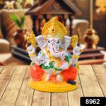 Lord Ganesha Idol / Ganpati Statue / Ganpatii Bappa Showpiece for Gifts (1 Pc) - With Dupatta by Nari Haat, Indian et...