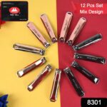 Stainless Steel Cute Nail Clipper Nail Catcher, Nail File (12 Pcs Set / Mix Design) - With Dupatta by Nari Haat, Indi...