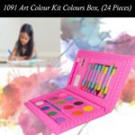 Art Colour Kit Colours Box, (24 Pieces) - Closeup Embroidery by Nari Haat, Indian ethnic wear, women clothing, design...