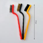3-Piece Mini Wire Brush Set: Tackle Tough Cleaning Jobs (Multi-Material) - Full Detail by Nari Haat, Indian ethnic we...