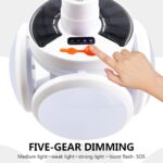 Solar Multi-Functional Emergency LED Light - Fabric Detail by Nari Haat, Indian ethnic wear, women clothing, designer...