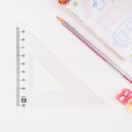 Plastic Geometry Set, Triangle Ruler Protractor Straight Ruler (4 Pcs Set) - Closeup Embroidery by Nari Haat, Indian ...