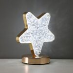 Star Crystal Diamond Touch Lamp – USB Rechargeable, 3-Way Dimmable - Neckline Detail by Nari Haat, Indian ethnic we...