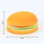 Burger Shaped Note / Sticky Notes / Memo Notes, Unique Mini Notes (Multicolor) - Fabric Detail by Nari Haat, Indian e...