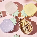 Cute Pineapple Shaped Kids Bento Lunch Box