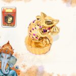 Multicolour LED Mushak / LED Mooshak for Ganpati Decorations, Ganesh Ganesha (1 Pc) - Front View by Nari Haat, Indian...