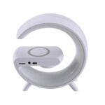 Smart Alarm Clock with G-Shape RGB Light Bluetooth Speaker, Wireless Charging (1 Pc) - Sleeve Design by Nari Haat, In...