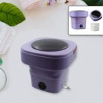 Mini Washing Machine Foldable Mini Washer with Drain Basket Portable Washing Machine Foldable for Laundry Travel Camp...