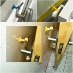 Self-Sucking Silicone Door Stopper (2 Pcs Set) - Closeup Embroidery by Nari Haat, Indian ethnic wear, women clothing,...