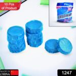 Blue Bubble Toilet Bowl Cleaner – Powerful Decontamination for Fresh Bathroom (10 Pc) - With Dupatta by Nari Haat, ...