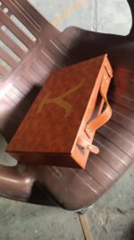 Multi Purpose Use Carrying Leather Case Briefcase (30×20 Cm / 1 Pc / B Grade) - Fabric Detail by Nari Haat, Indian e...