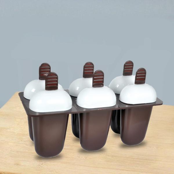 Multicolour plastic kulfi maker moulds set