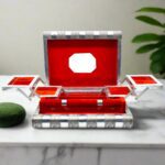 Wooden Jewellery Organizer Multi Purpose Box Bangle Box - Front View by Nari Haat, Indian ethnic wear, women clothing...