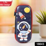 Pencil Box / Kids School Supply Organizer Students Stationery Box (1 Pc / Mix Design) - With Dupatta by Nari Haat, In...