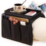 Black Sofa Armrest Organizer