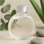 Multipurpose Transparent Round Clear Plastic Container (1 Pc) - Front View by Nari Haat, Indian ethnic wear, women cl...