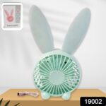 Cute Rabbit USB Desk Fan for Kids & Camping (1 Pc, Plastic, Mist Air) - With Dupatta by Nari Haat, Indian ethnic wear...
