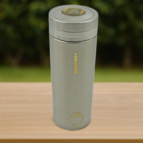 Vacuum Insulated Stainless Steel Flask (1 Pc) - Leak Proof, BPA Free, Hot & Cold - Front View by Nari Haat, Indian et...