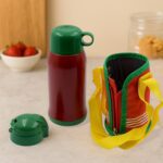 Premium Stainless Steel Insulated Sipper Bottle Print Water FlaskCartoon Vacuum Hot Cold For Kids / Travelling Water ...