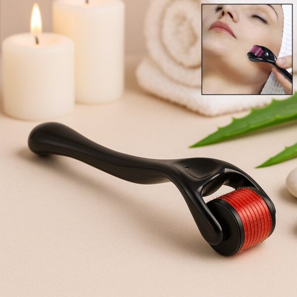 Derma Roller Anti Ageing Facial Scrubs & Polishes Scar Removal Hair Regrowth (2 MM) - Front View by Nari Haat, Indian...