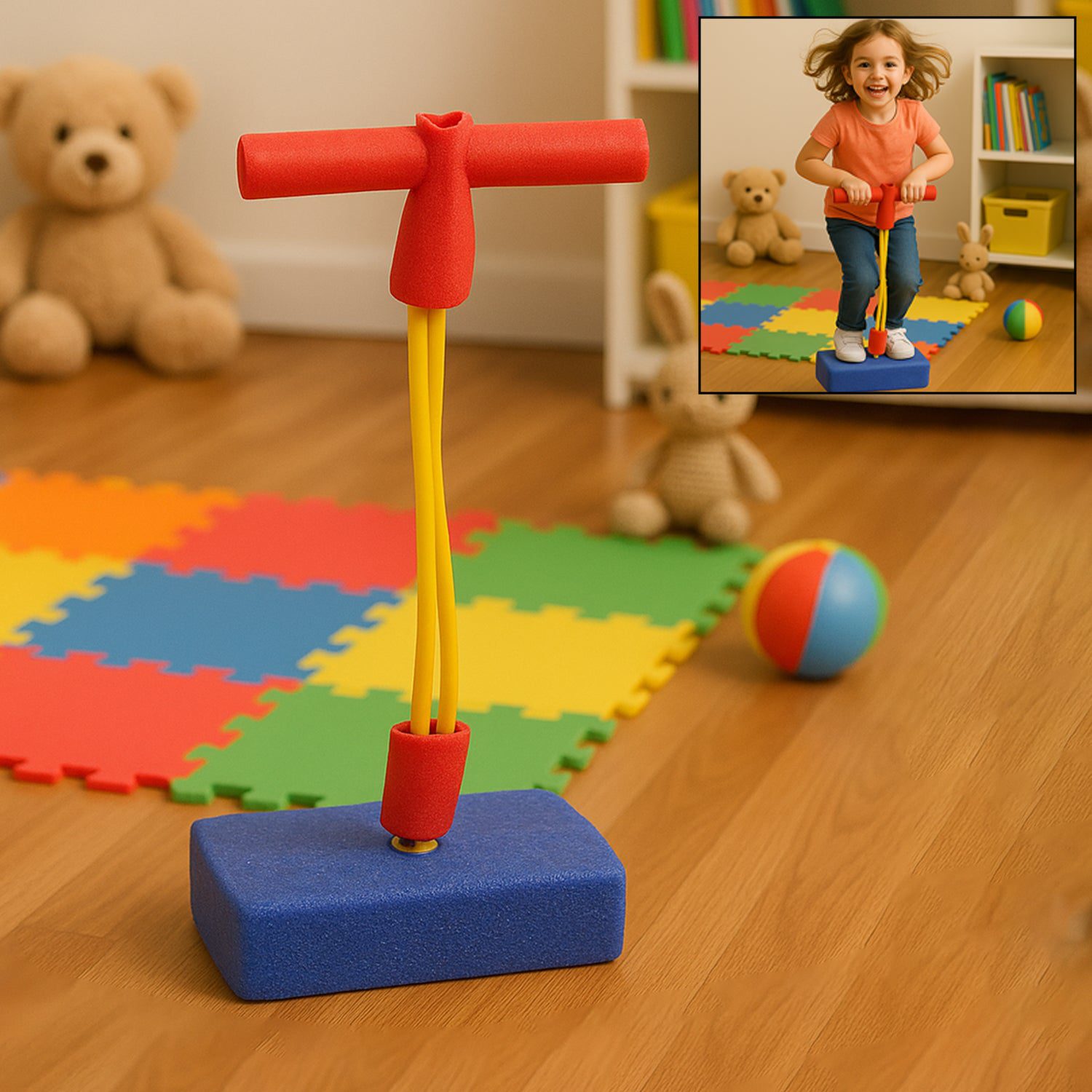 12834_fitness_jumper_tool_1pc.jpg Kids Fitness Jumper Bouncy Toy – Fun Outdoor Play Gift (1 Pc) - Front View by Nari Haat, Indian ethnic wear, women ...