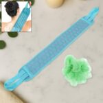 Dual-Sided Loofah Bath Scrubber Set