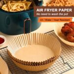 Round Air Fryer Disposable Paper Liner  (50 Pcs Set / 160mmx45mm) - Full Detail by Nari Haat, Indian ethnic wear, wom...