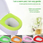 Bathroom Soft Thicker Warmer Stretchable Washable Cloth Toilet Seat Cover (1pc) - Sleeve Design by Nari Haat, Indian ...