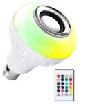 Wireless Bluetooth Sensor 12W Music Multicolor LED Bulb with Remote Controller - With Dupatta by Nari Haat, Indian et...