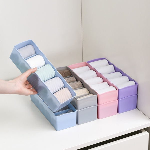 Clear Plastic Divider Storage Tray