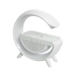 3-in-1 Multi-Function LED Night Lamp with Bluetooth Speaker, Wireless Charging, for Bedroom for Music, Party and Mood...