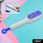 Self-Cleaning Hairbrush – Anti-Static, Detangling, Rotating Massage Comb, Hair - With Dupatta by Nari Haat, Indian ...