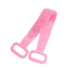 Silicone Body Back Scrubber – Double-Sided Bath Brush for Deep Cleaning - Sleeve Design by Nari Haat, Indian ethnic...